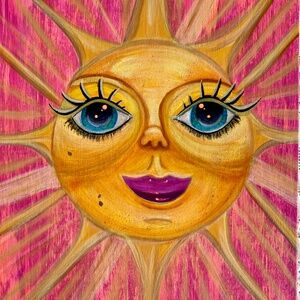 Little Miss Sunshine Painting🌞